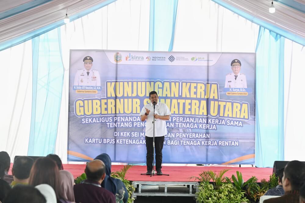 Kerja Sama dengan PT Kinra Utamakan Pekerja Lokal, Bobby Nasution Optimis Serap 13.000 Tenaga Kerja di KEK Sei Mangkei