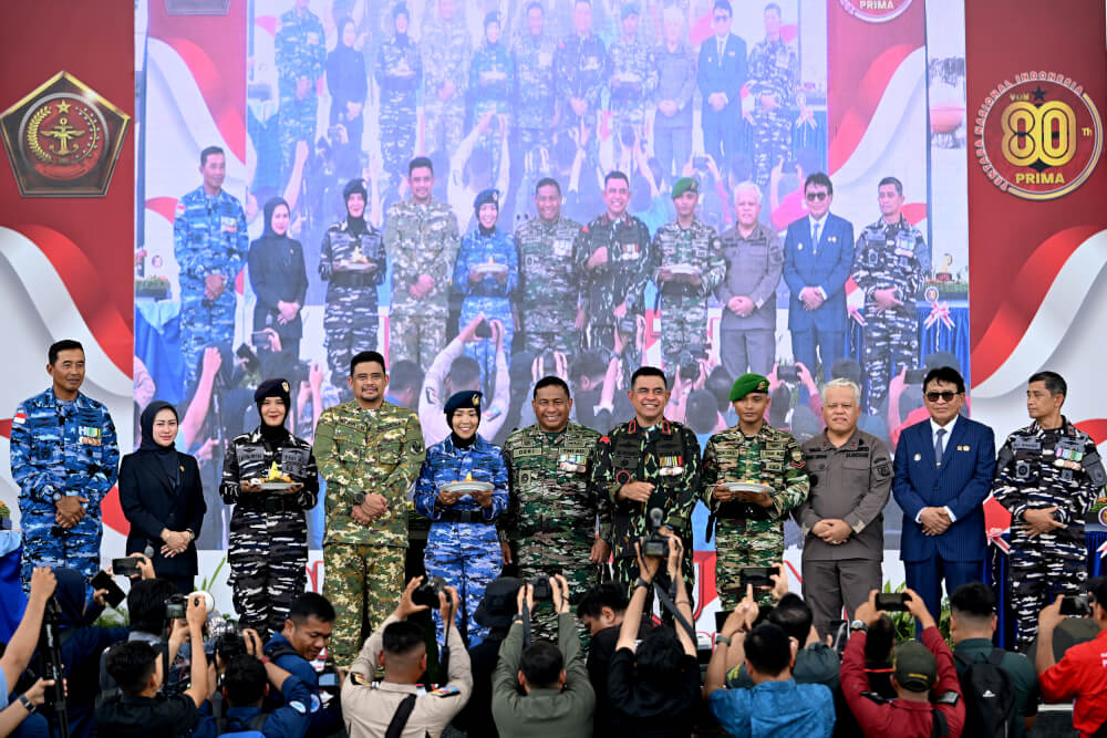 Perayaan HUT ke-80 TNI, Gubernur Sumut Bobby Nasution Sebut TNI Berkontribusi Besar Jaga Kondusivitas
